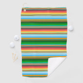 Mexicaans horizontale lijnenpatroon golfhanddoek (Insitu)