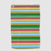 Mexicaans horizontale lijnenpatroon golfhanddoek (Voorkant)