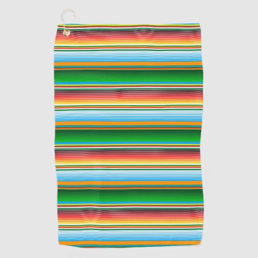 Mexicaans horizontale lijnenpatroon golfhanddoek (Voorkant)