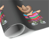 Mexicaans Kind afbreken met Sombrero en Sombrero Cadeaupapier (Rol Hoek)