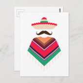 Mexicaans Man Briefkaart (Voorkant / Achterkant)