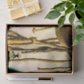 Mexicaans mooi kalendermeisje op Vissende boot Tissuepapier (Geschenk)