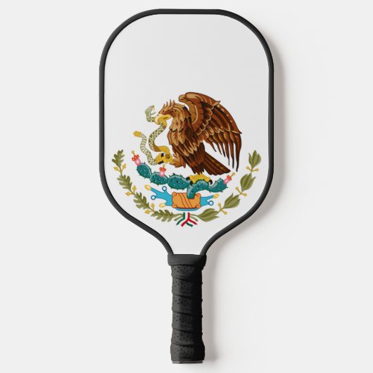 Mexicaans nationaal embleem pickleball paddle (Voorkant)
