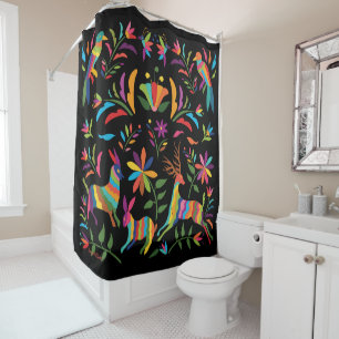 Mexicaans otomi Shower Gordijn