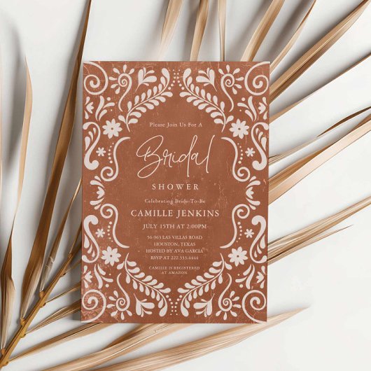 Mexicaans Papel Picado Vrijgezellenfeest Kaart