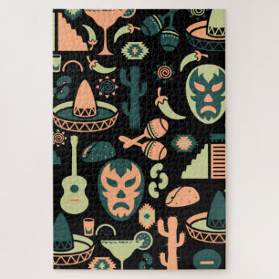 Mexicaans patroon legpuzzel