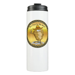 Mexicaans petten aardappelpersonage thermosbeker