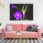 Mexicaans Petunia Paars Canvas Afdruk (Insitu (Woonkamer))