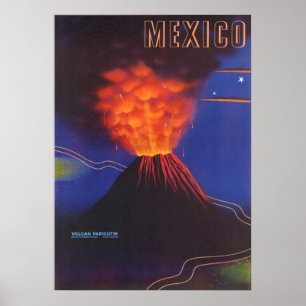 Mexicaans Poster van de vulkaan