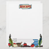 Mexicaans recept voor zuidwestelijke voedingsmidde (Voorkant / Achterkant)