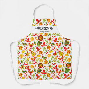 Mexicaans restaurant Chef Abuela's Kitchen Custom Schort