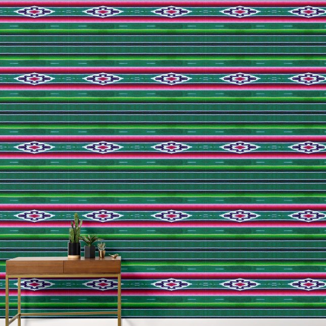 Mexicaans Sarape Pattern Behang (Hal)
