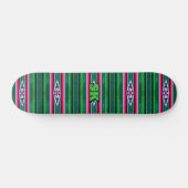 Mexicaans Sarape Pattern met monogram Skateboard (Horizontaal)