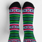 Mexicaans Sarape Pattern Sokken (Top)