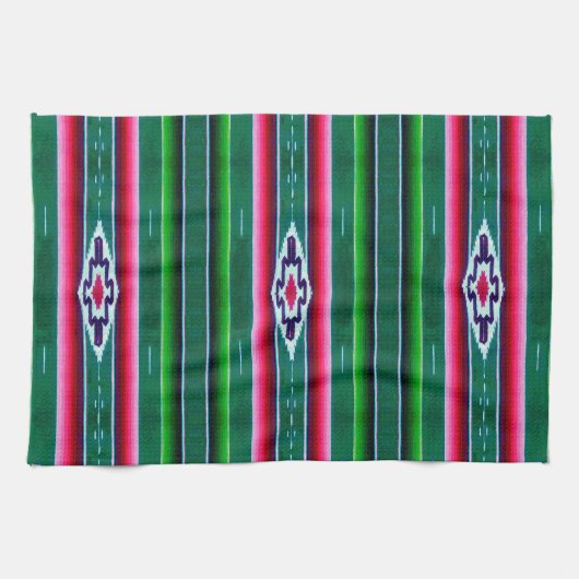 Mexicaans Sarape Pattern Theedoek (Horizontaal)