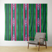 Mexicaans Sarape Pattern Wandkleed (In Situ (horizontaal))