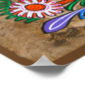Mexicaans scharnierend Amate Bark Poster (Hoek)