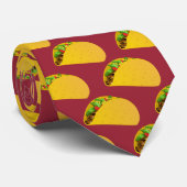 Mexicaans taco-stropdas in het rood stropdas (Opgerold)