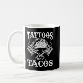 Mexicaans Tattoo voor voedselhulp Tacos Mexico Tat Koffiemok