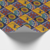 mexicaans tegelpakpapier cadeaupapier (Hoek)