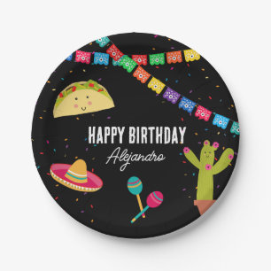 Mexicaans thema Fiesta Verjaardagsfeest Papieren Bordje