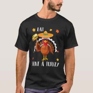 Mexicaans voedsel-eet Tacos bespaart een grappige T-shirt