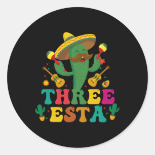 Mexicaanse 3e Py 3 Drie Esta Ronde Sticker