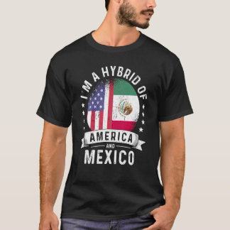 Mexicaanse Amerikaanse patriotkweekvijver Humor T-shirt