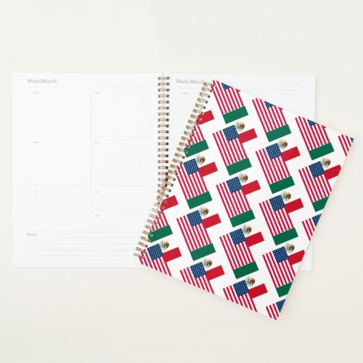 Mexicaanse Amerikaanse reis Planner (Display)