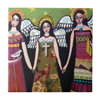 Mexicaanse Angels van Heather Galler Tegeltje