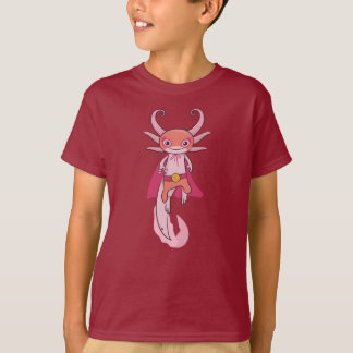 Mexicaanse Axolotl Luchador Wrestler Sketch Tekeni T-shirt