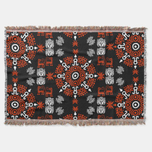 Mexicaanse Aztec Art Home Decor Deken