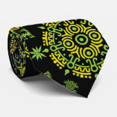 Mexicaanse Aztec Art Home Decor Stropdas (Opgerold)