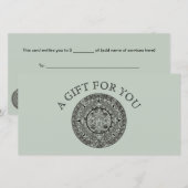 Mexicaanse Azteekse Zonsteen Mayakalender 1 (Voorkant / Achterkant)