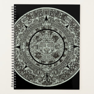 Mexicaanse Azteekse Zonsteen Mayakalender 1 Planner