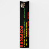 Mexicaanse barbecue spandoek (Verticaal)