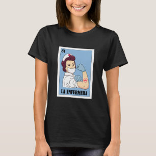 Mexicaanse bingo La La Nurse Lottery T-shirt