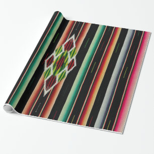 Mexicaanse blanket Traditionele Spaanse Fiesta Ser Cadeaupapier