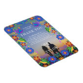 Mexicaanse bloemen Dank je Magnet Magneet (Rechterzijde)