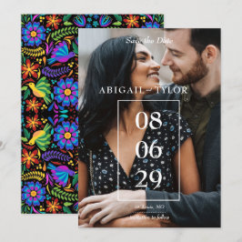 Mexicaanse Bloemen Foto Opslag Datum Kaart