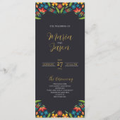 Mexicaanse Bloemen Kleurrijke Botanische Bloemen H Programma (Voorkant)