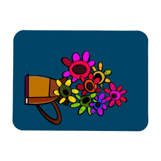 MEXICAANSE BLOEMEN MAGNEET (Horizontaal)