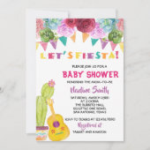 Mexicaanse Boho Fiesta Baby Shower Uitnodiging (Voorkant)