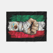Mexicaanse Boksen eerste sterkte erfgoed Fleece Deken (Voorkant (Horizontaal))