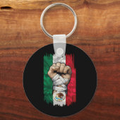 Mexicaanse Boksen eerste sterkte erfgoed Sleutelhanger (Voorkant)