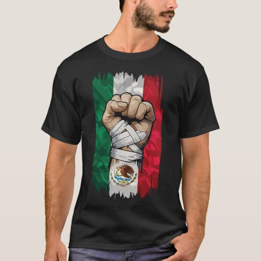 Mexicaanse Boksen eerste sterkte erfgoed T-shirt (Voorkant)