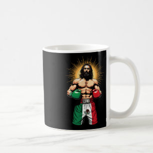 Mexicaanse Boksen Jezus Christus Mex Boksen Shorts Koffiemok