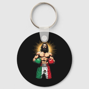 Mexicaanse Boksen Jezus Christus Mex Boksen Shorts Sleutelhanger