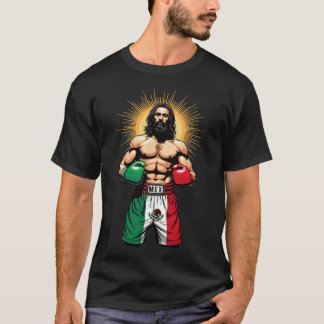 Mexicaanse Boksen Jezus Christus Mex Boksen Shorts T-shirt