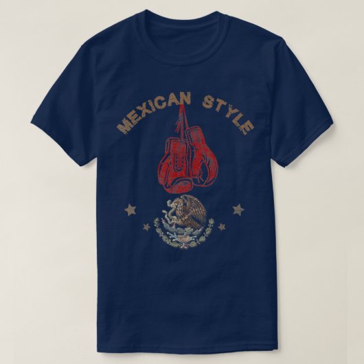 Mexicaanse  bokser t-shirt (Design voorkant)